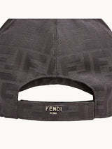 Grey FF Jacquard Fabric Baseball Cap