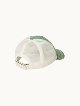 ORIGINAL GG GREEN WHITE CANVAS CAP
