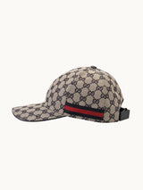 ORIGINAL GG CANVAS CAP WITH WEB STRIP
