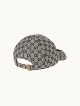 ORIGINAL GG CANVAS BASEBALL CAP Beige BLUE