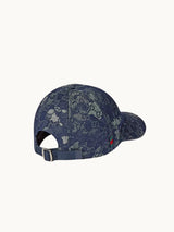 GG Denim Cap with Web Stripe Detail