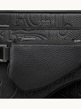 Triple Pouch Leather Saddle
