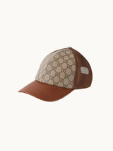 GG MONOGRAM Brown Canvas Cap