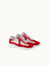 PRDA America's Cup Sneakers in Red Bike Fabric