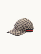 ORIGINAL GG CANVAS CAP WITH WEB STRIP