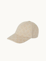 GG Denim Cap with Horsebit Detail