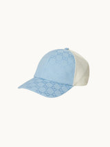 ORIGINAL GG BLUE WHITE CANVAS CAP