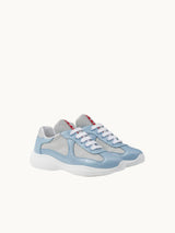 PRDA America's Cup Sneakers in Sky Blue Bike Fabric