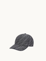 FF Blue Jacquard Fabric Baseball Cap