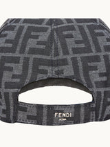 FF Blue Jacquard Fabric Baseball Cap