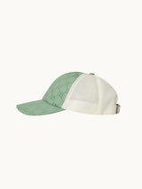 ORIGINAL GG GREEN WHITE CANVAS CAP