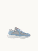 PRDA America's Cup Sneakers in Sky Blue Bike Fabric