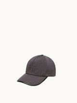 Grey FF Jacquard Fabric Baseball Cap