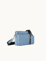 Trio Messenger Bag -Baby Blue #7