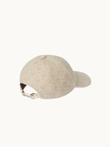 GG Denim Cap with Horsebit Detail