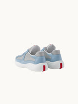 PRDA America's Cup Sneakers in Sky Blue Bike Fabric