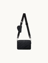 Triple Pouch Saddle Black