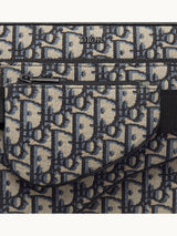 Triple Pouch Saddle Black and Beige